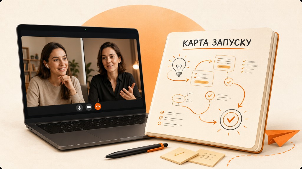 Онлайн-консультація з маркетологом і персональна карта запуску